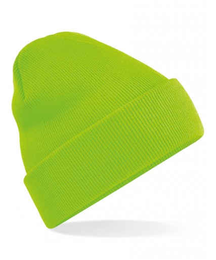 Original Cuffed Beanie Fluerecent Green