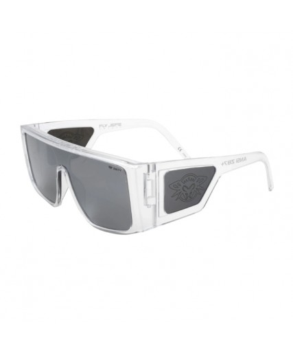 Fly Jefe Z87 + Safety Glass Clear w/ Silver Lens