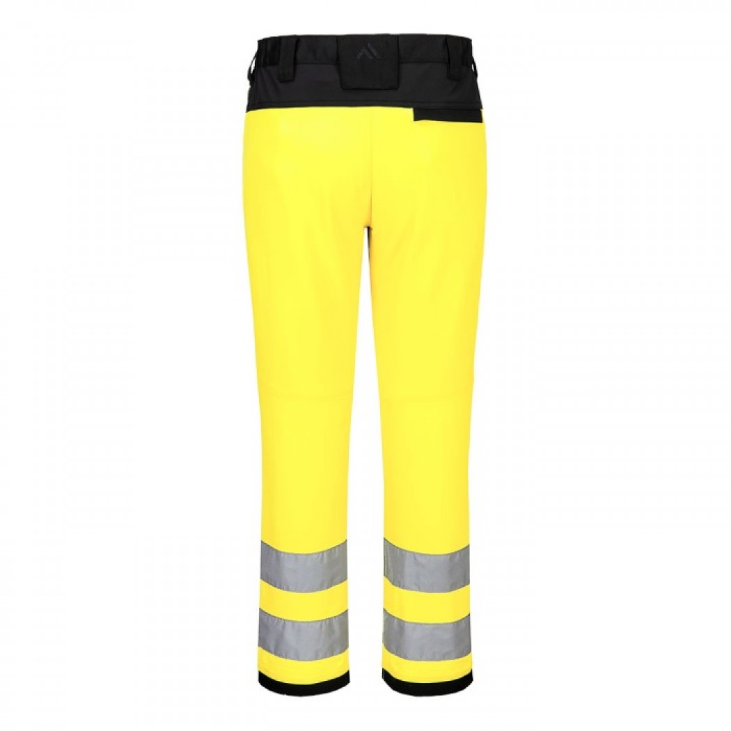 CD857 - WX2 Eco Hi-Vis Class 2 Service Trouser Yellow/Black