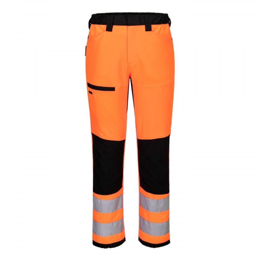 CD857 - WX2 Eco Hi-Vis Class 2 Service Trouser Orange/Black