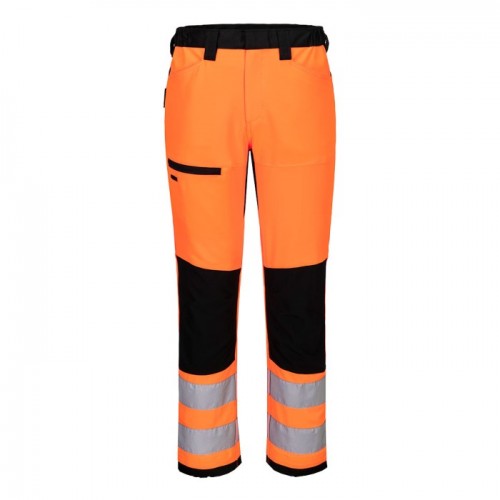 CD857 - WX2 Eco Hi-Vis Class 2 Service Trouser Orange/Black