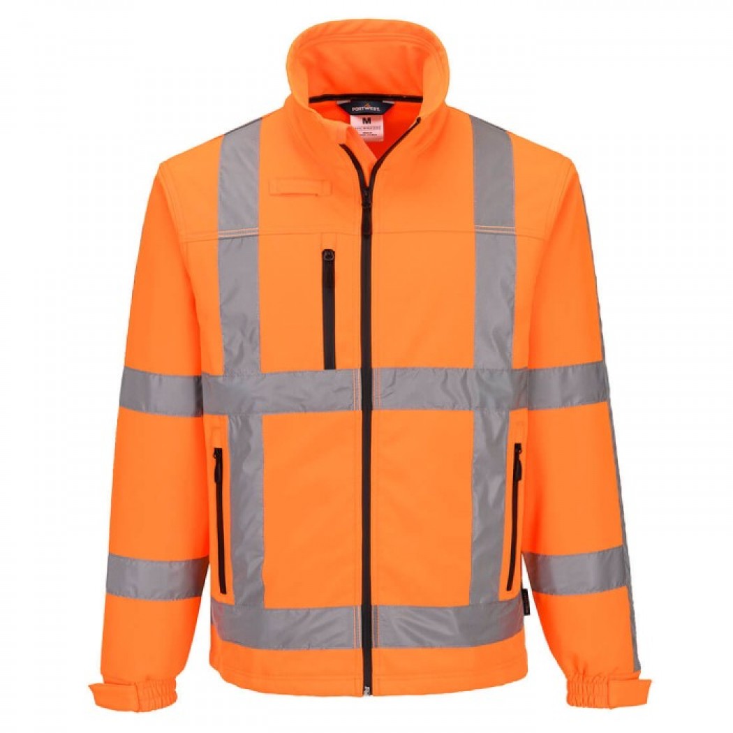 R462 - RWS Hi-Vis Softshell Jacket (3L) Orange