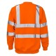 Hi Vis Crew Neck Sweatshirt Orange