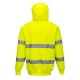 ES1 Essential Hi-Vis Hooded Sweatshirt Yellow